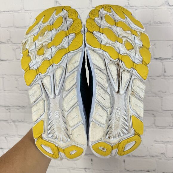 Hoka One Rincon 3 Sneakers Men Size 8.5B Blue Teal Running Training Gym Shoes - Picture 4 of 16